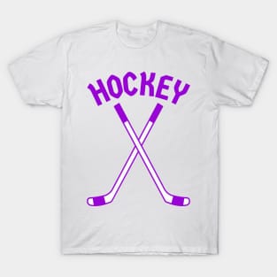 HOCKEY CROSSED STICKS LOGO T-Shirt